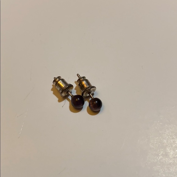purple earrings